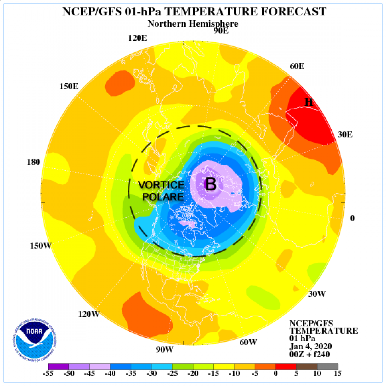 METEO ; INVERNO per ora KAPUT a causa del VORTICE POLARE, vi spieghiamo