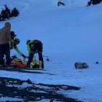 Etna nord, intervento di salvataggio del Soccorso Alpino